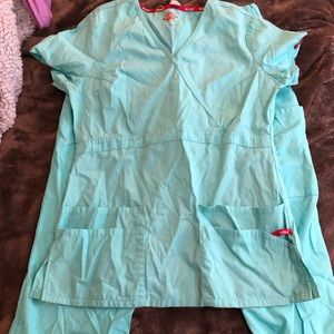 Dickies Aqua Blue Scrub Set- Small